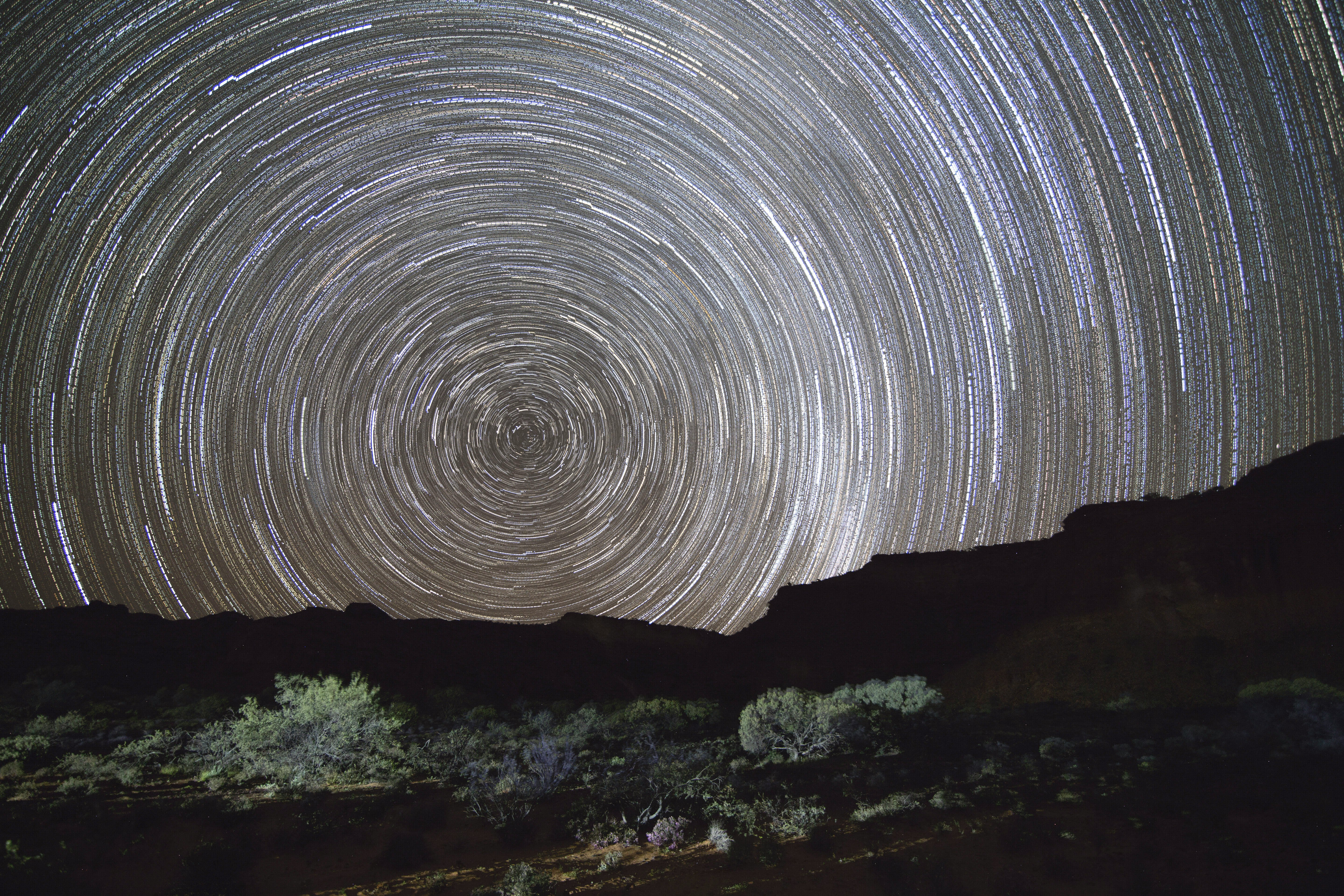 timelapse photography of mountain